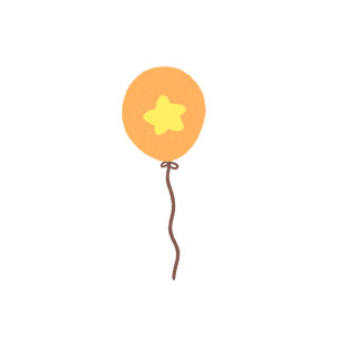 Grafik: gelber Ballon mit Stern