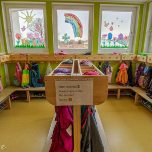 Foto: Garderobe Villa Sonnenschein